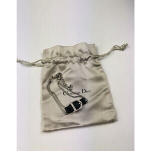 Dior encrusted D buckle bracelet